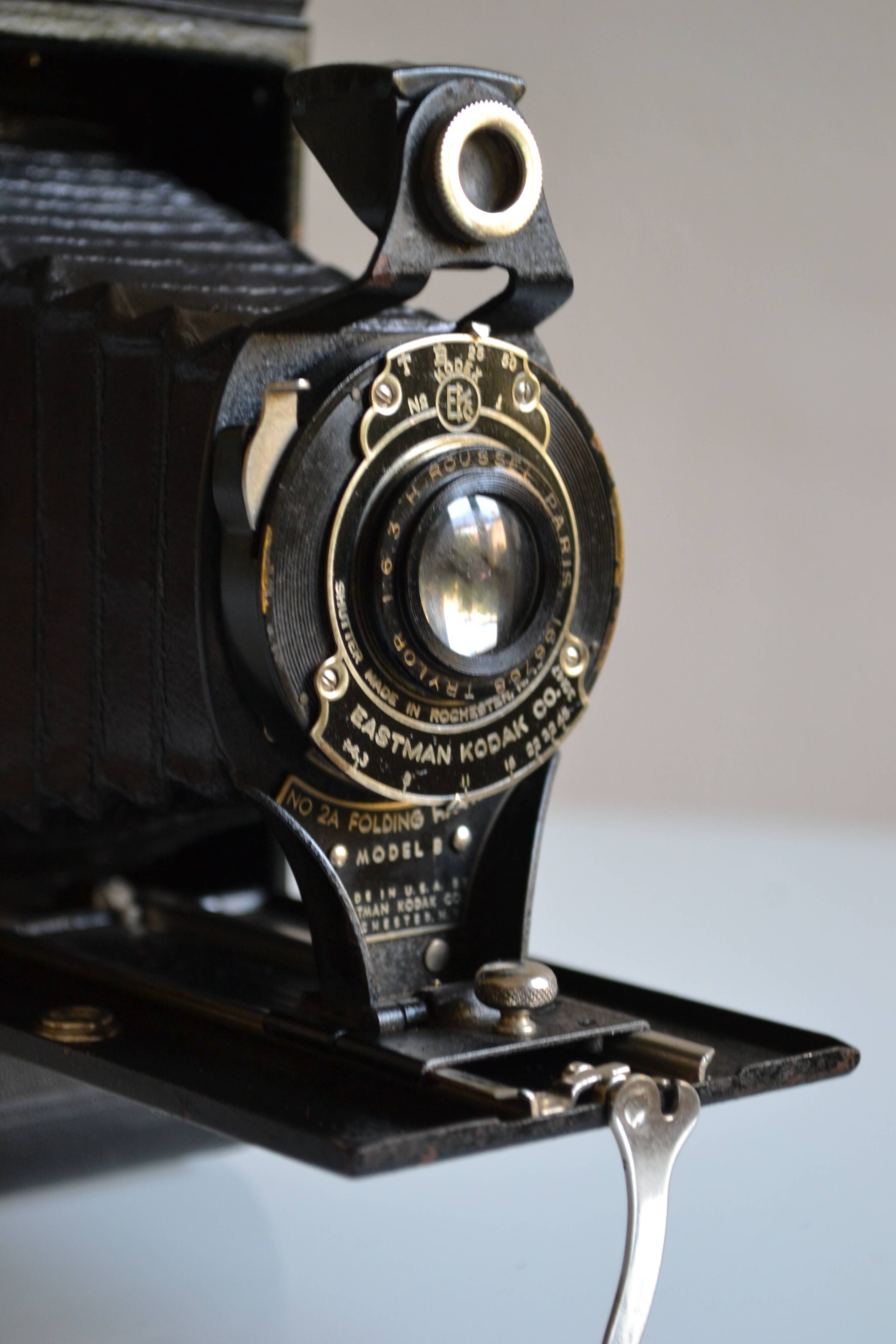 Eastman Kodak Co N° 2A Folding Hawk eye model B old bellows camera