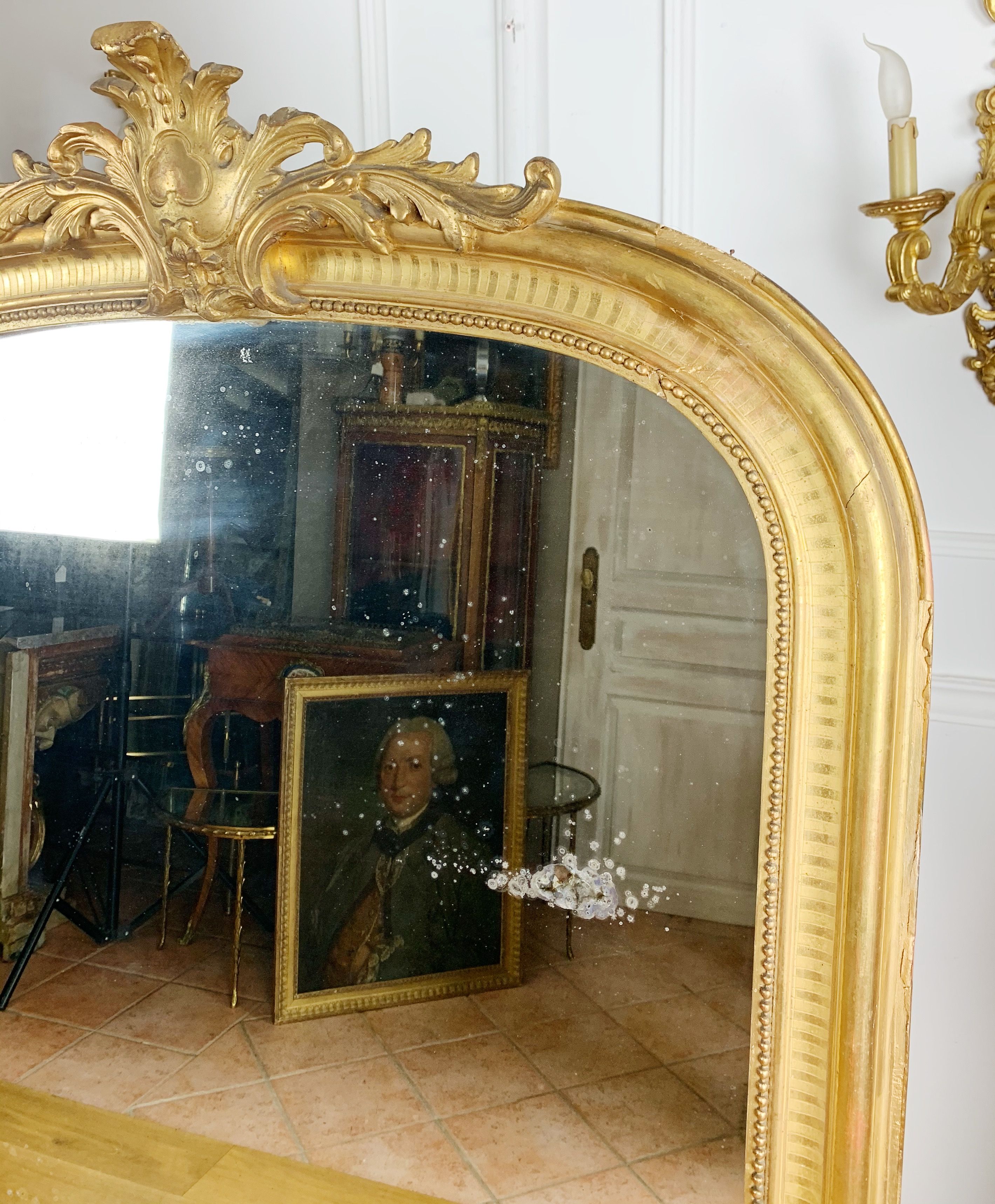 Chimney mirror Napoleon III - 147x99cm