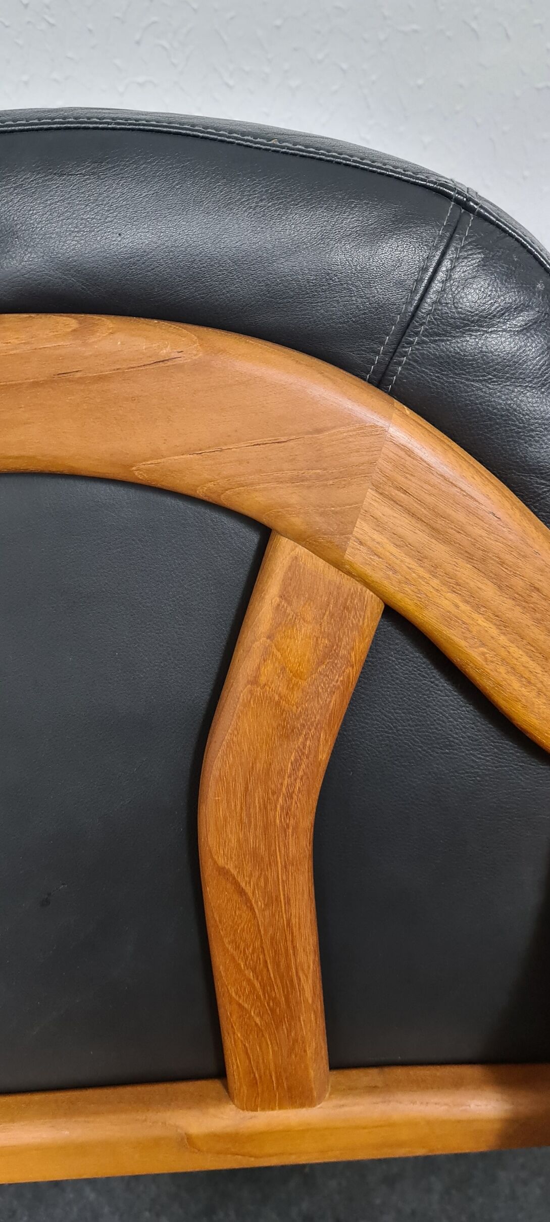 Fauteuil design danois en teck vintage par Komfort