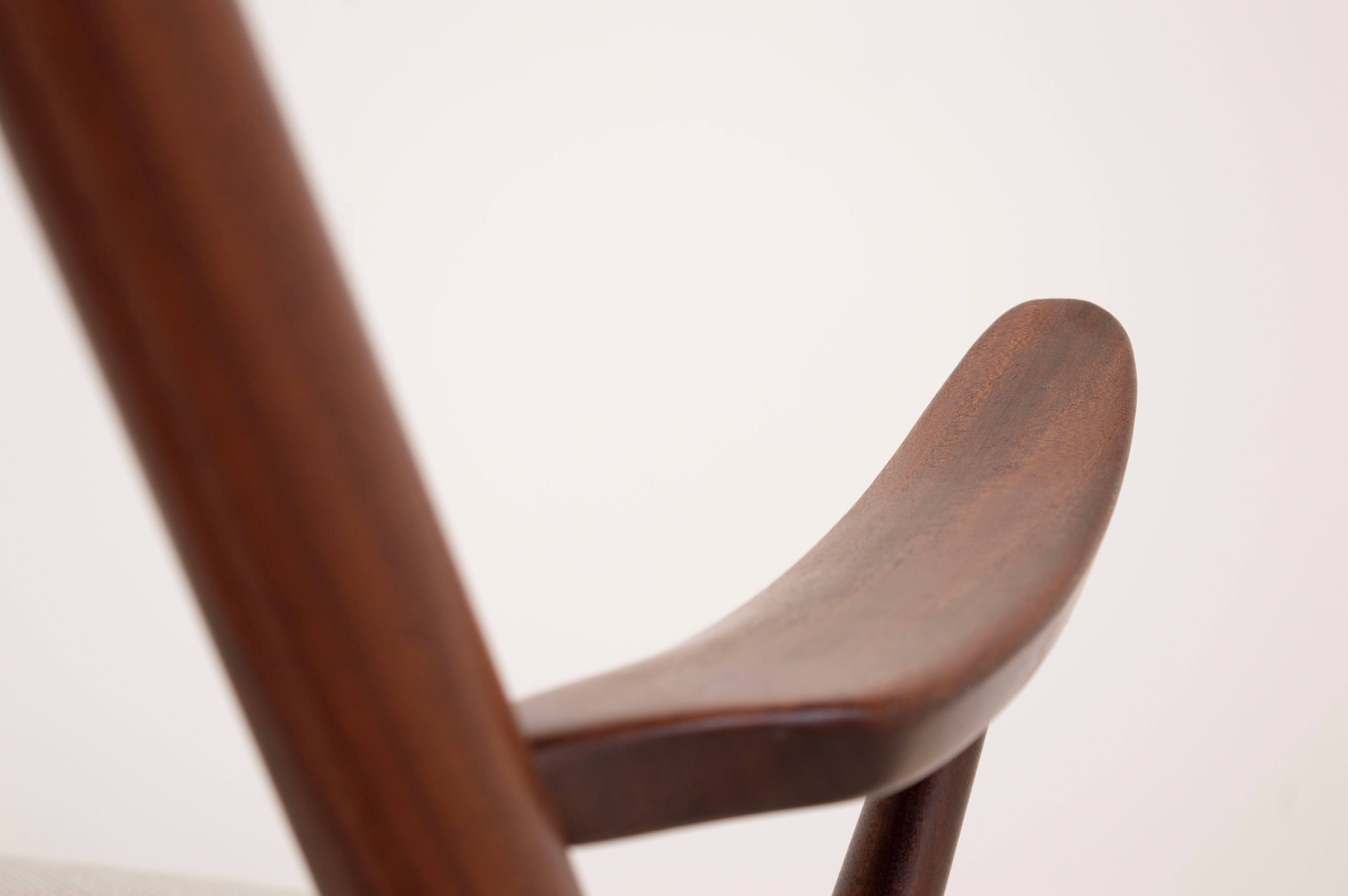Rocking chair no 182 en teck par Frank Reenskaug - 1960
