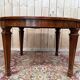 Extendable oval table in Louis XVI style – Walnut and Burl Marquetry