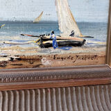 Oil on wood Eugène Jacquet early 1900