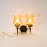 Double wall sconce | Midcentury Ialian design | Gio Ponti | vintage 50's