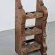 Vintage Dutch Brutalist Oak Wine Rack, 1950s