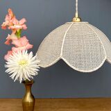 Suspension lamp vintage flower