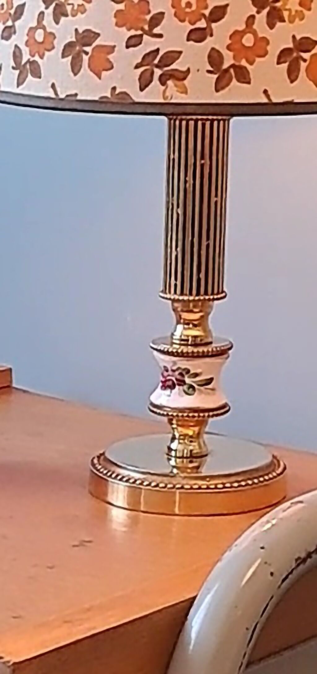 Retro brass foot lamp 60/70