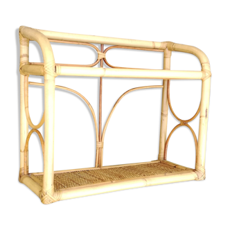 Rattan wall shelf L46