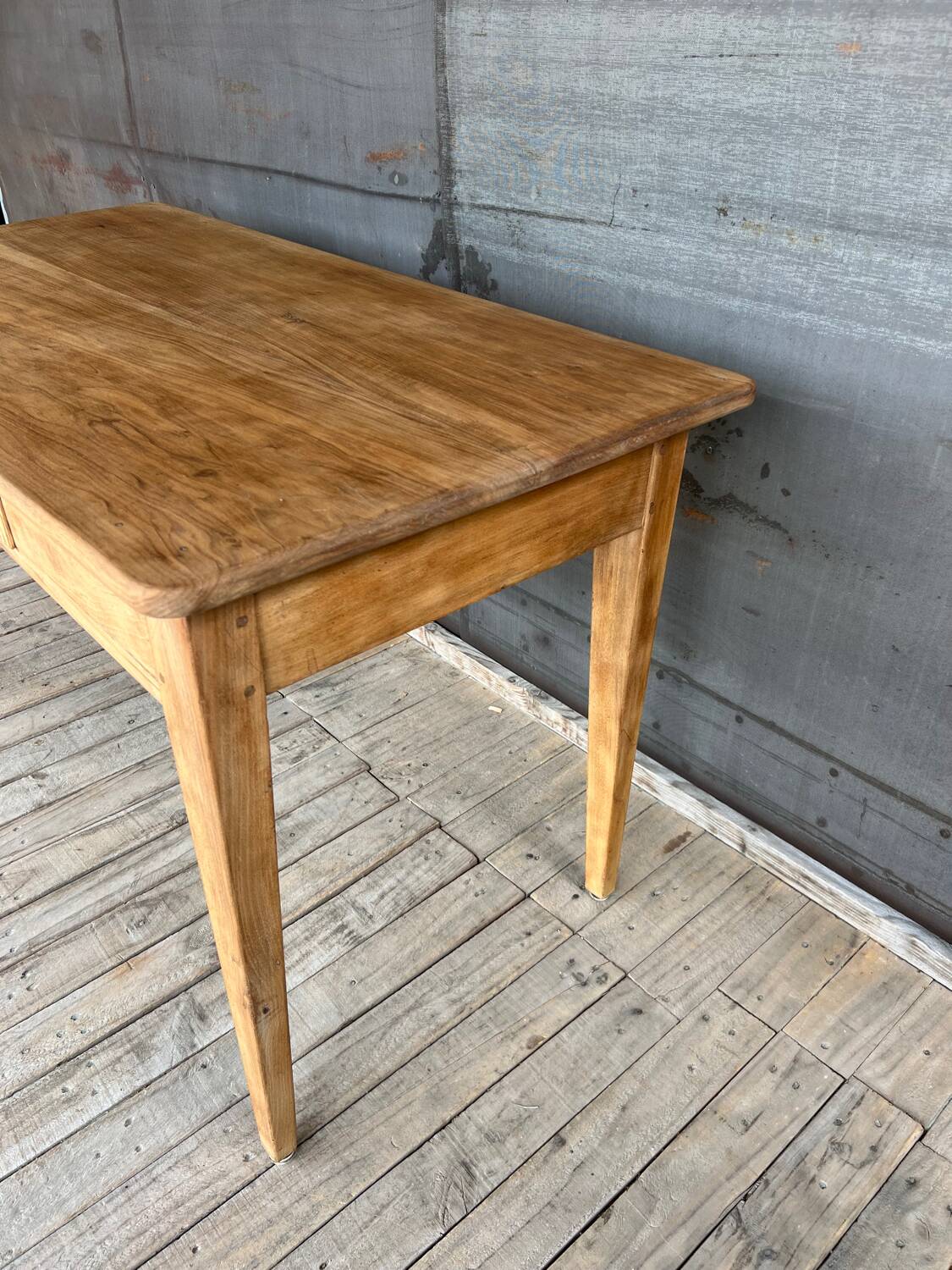 Table de campagne bois brut