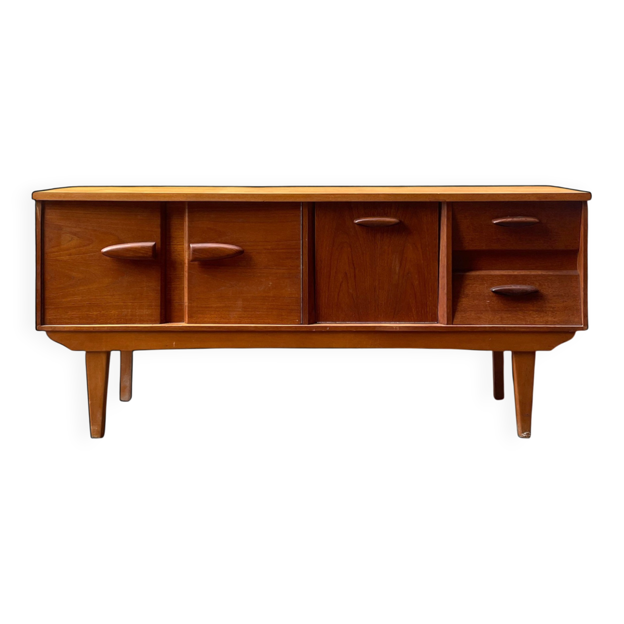 1960s teak Scandinavian enfilade style