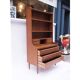 Vintage Danish bookcase, desk, chest of drawers