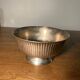 Silver metal stand bowl