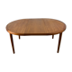 Round extending dining table in teak by Velje 1960s Denmark