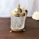 Candy box glass and brass