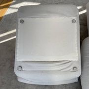 Canapé modulaire 3 fauteuils et pouf