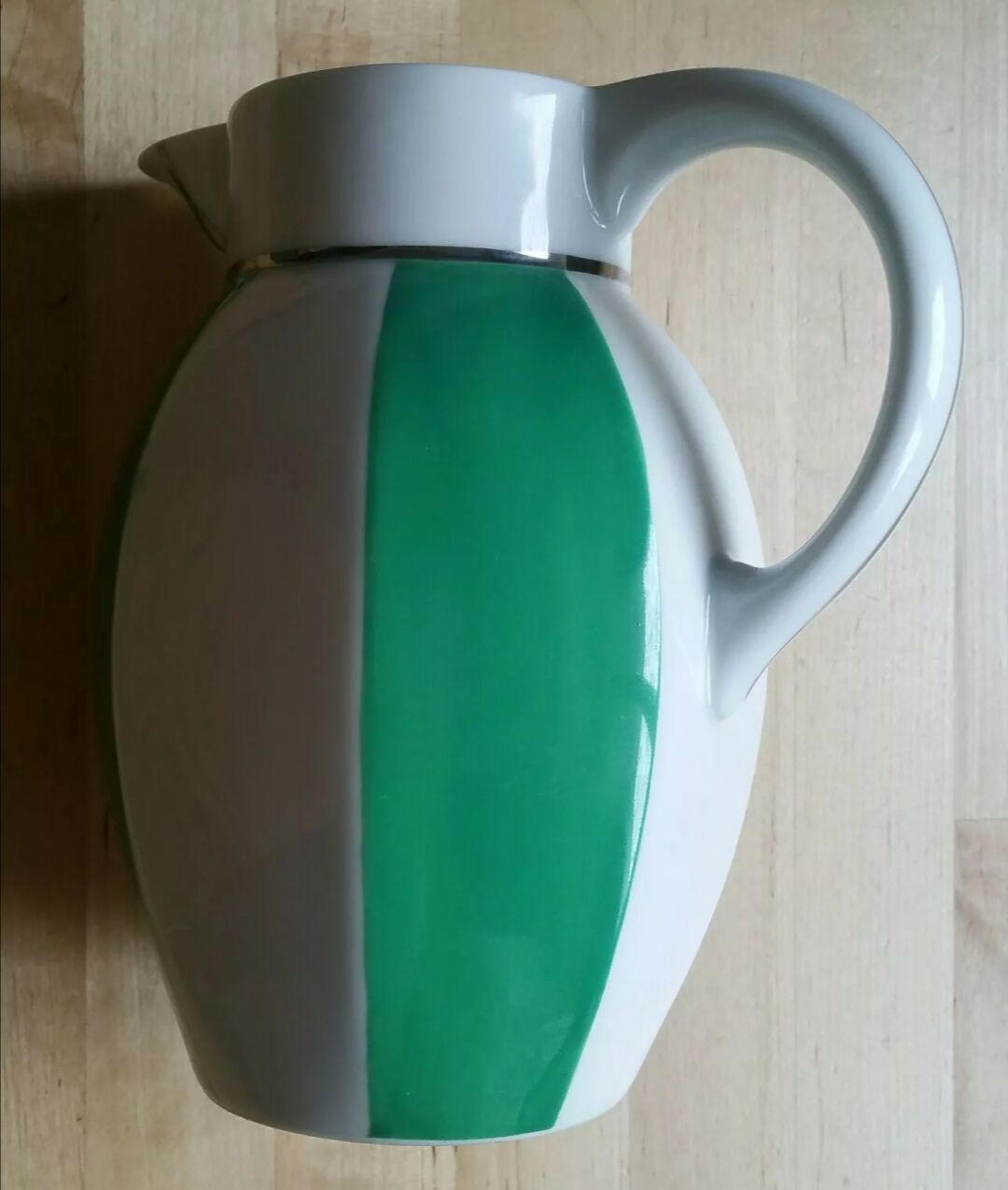 Limoges Porcelain Art Deco Pitcher