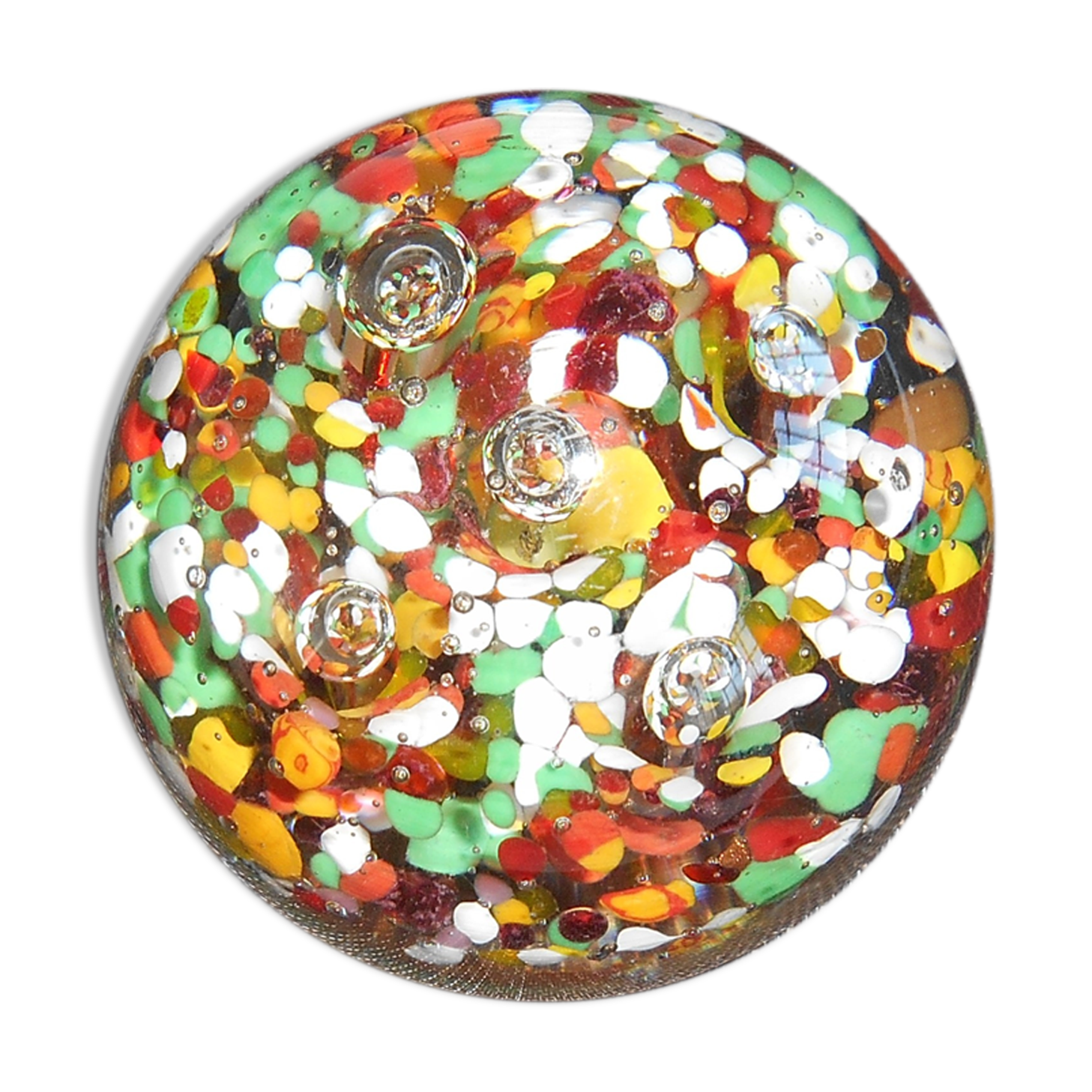 Vintage sulching ball paper press