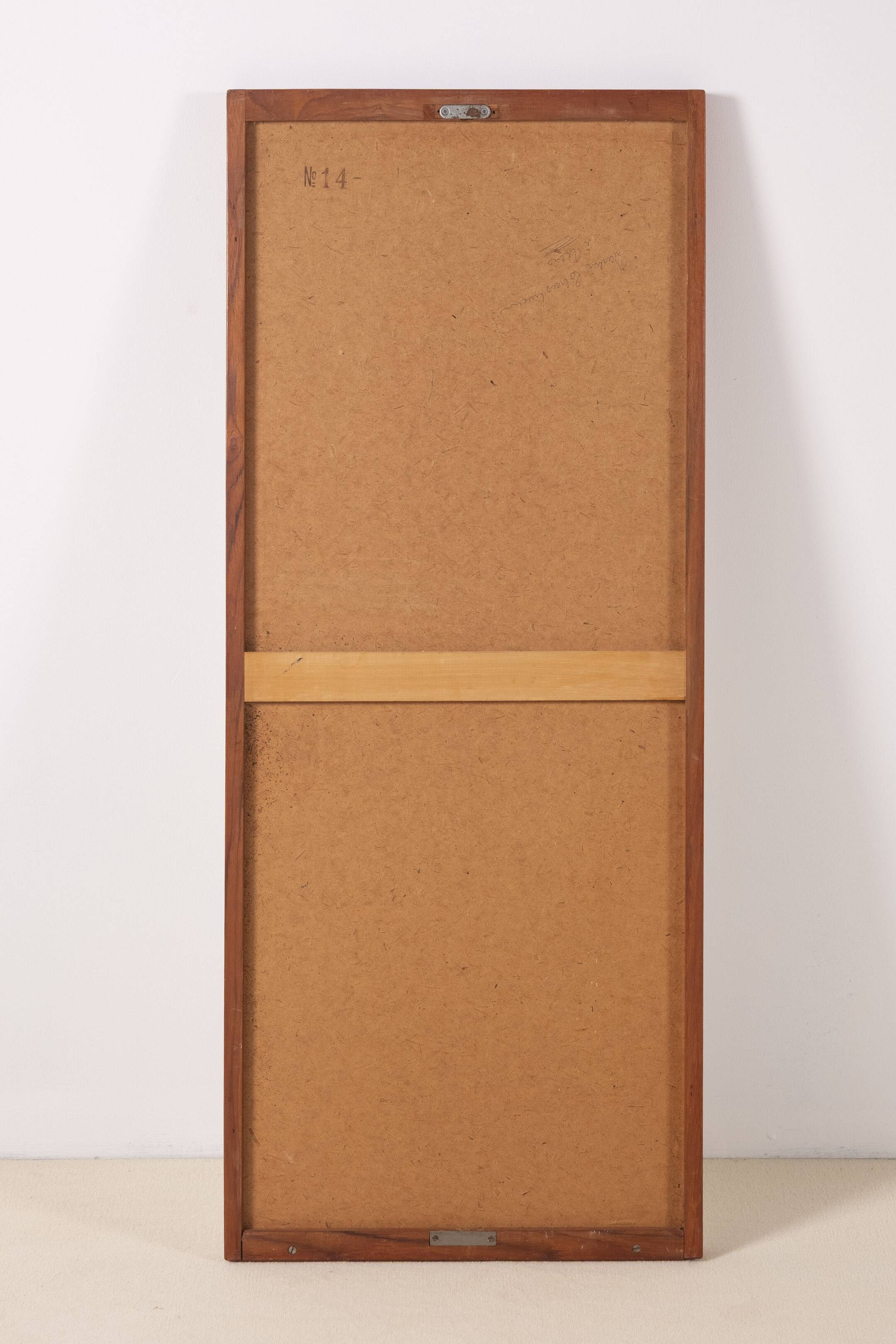 Miroir Kai Kristiansen en teck modèle 14 pour Aksel Kjersgaard, Danemark 1960