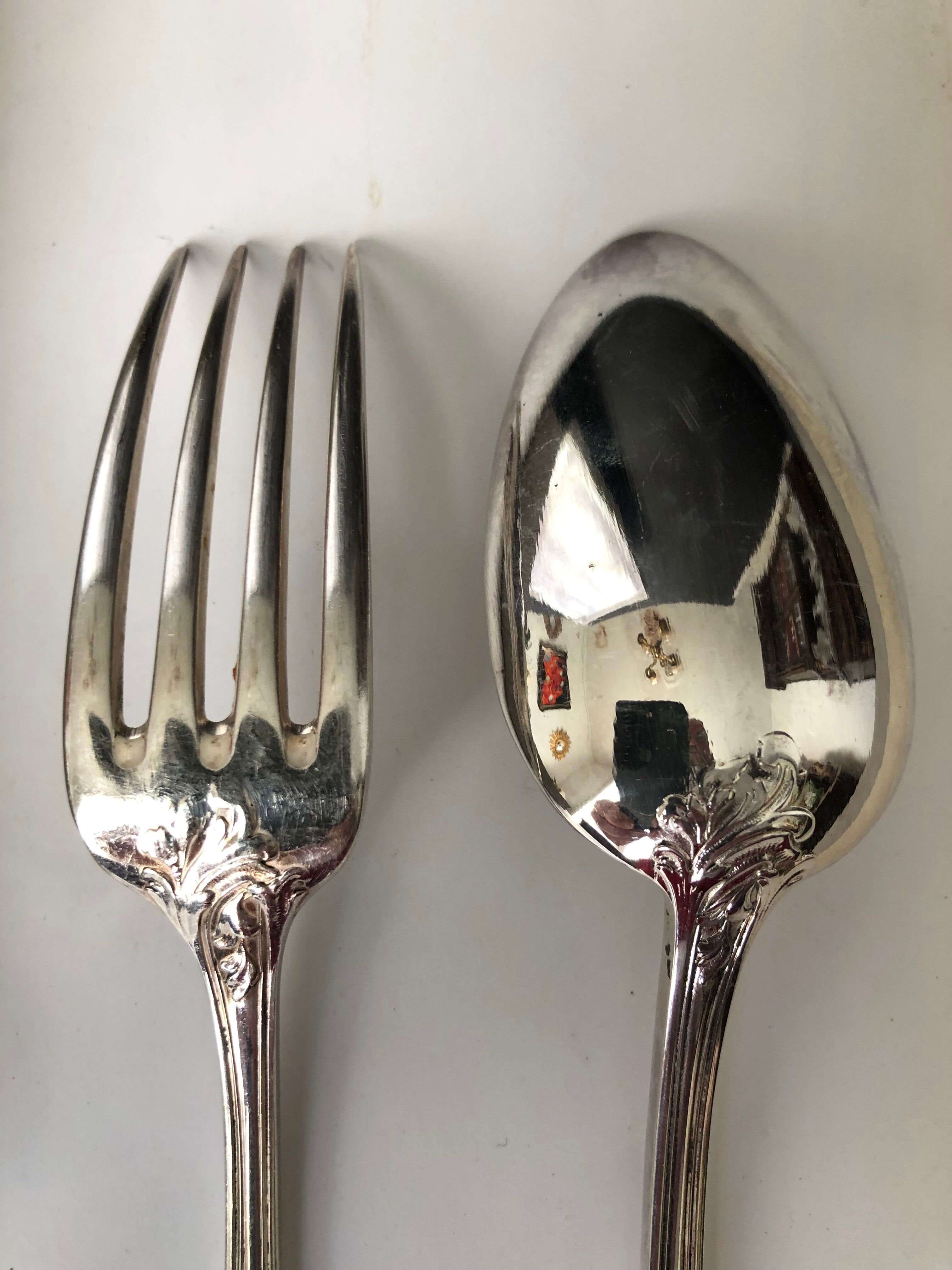 Ménagère 24 pièces en métal argenté