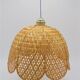 Vintage wicker lamp
