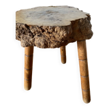 Brutalist tripod stool