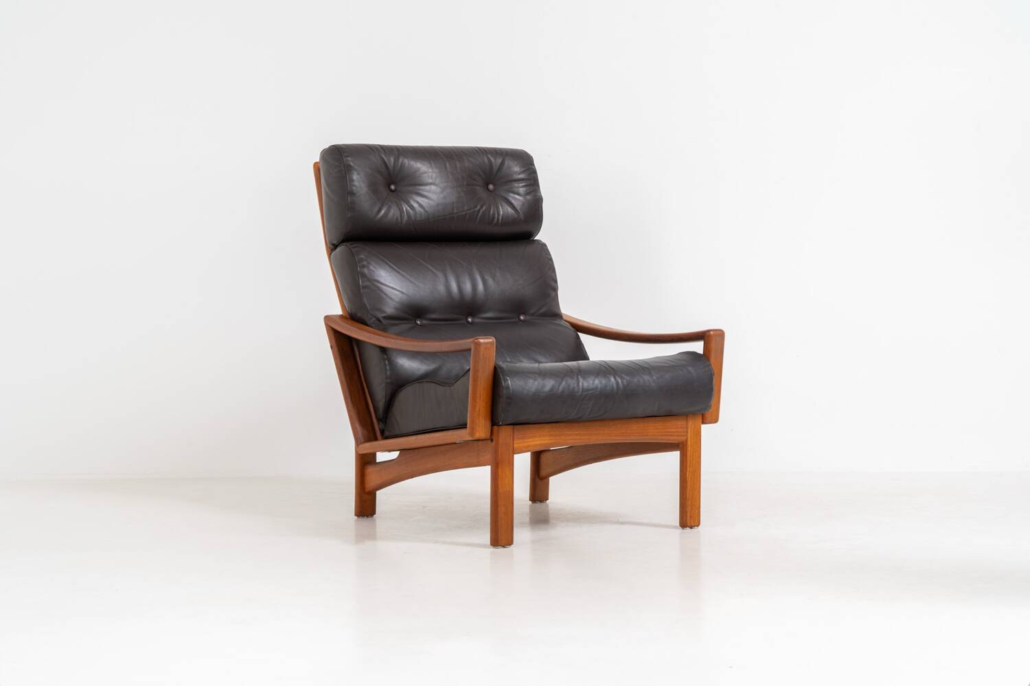 Fauteuil en teck de Glostrup