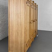 Armoire en Chêne et Laiton par Guillerme Et Chambron, 1960s