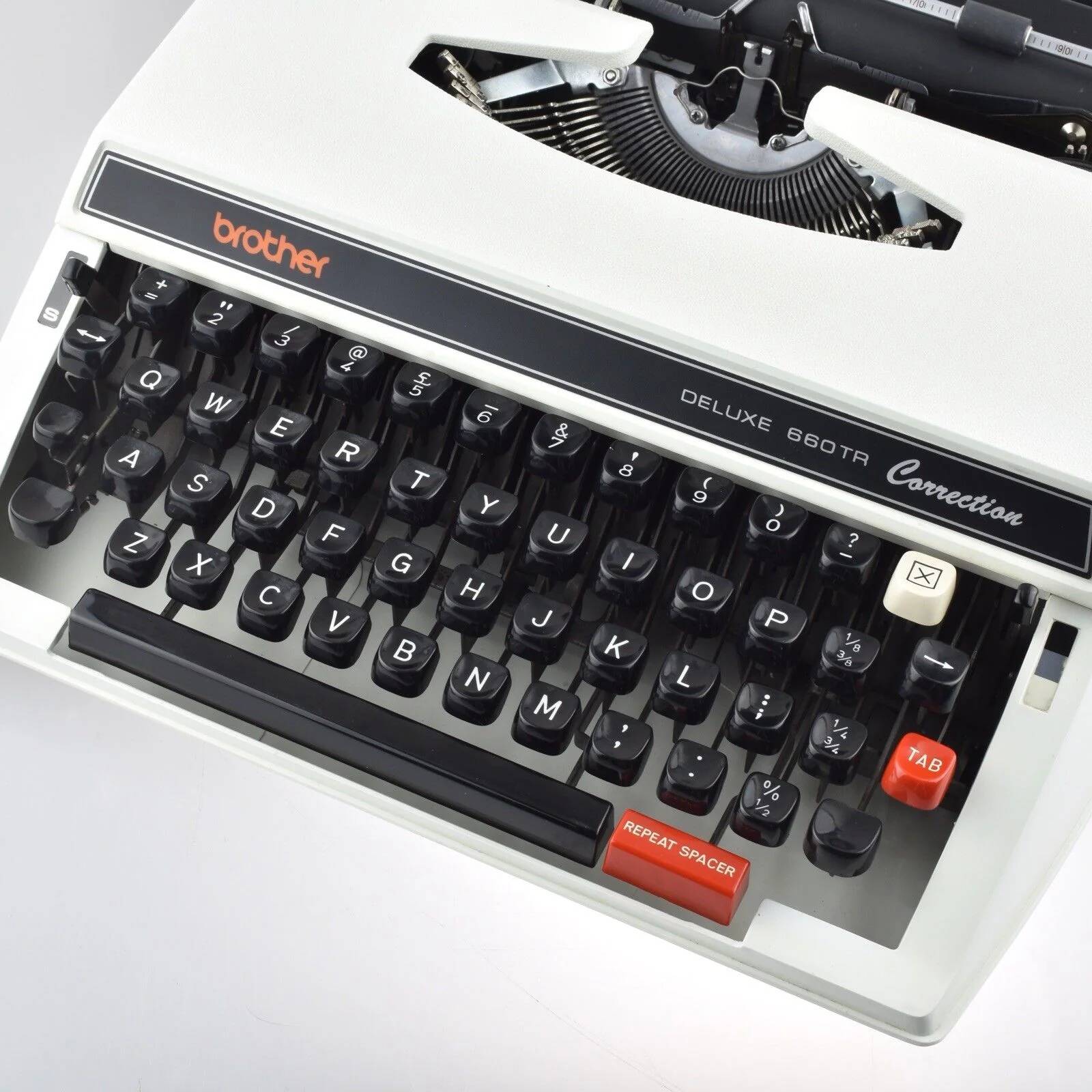 Brother de luxe 660TR typewriter correction RARE