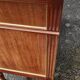 Louis XVI accajou chest of drawers and white marble