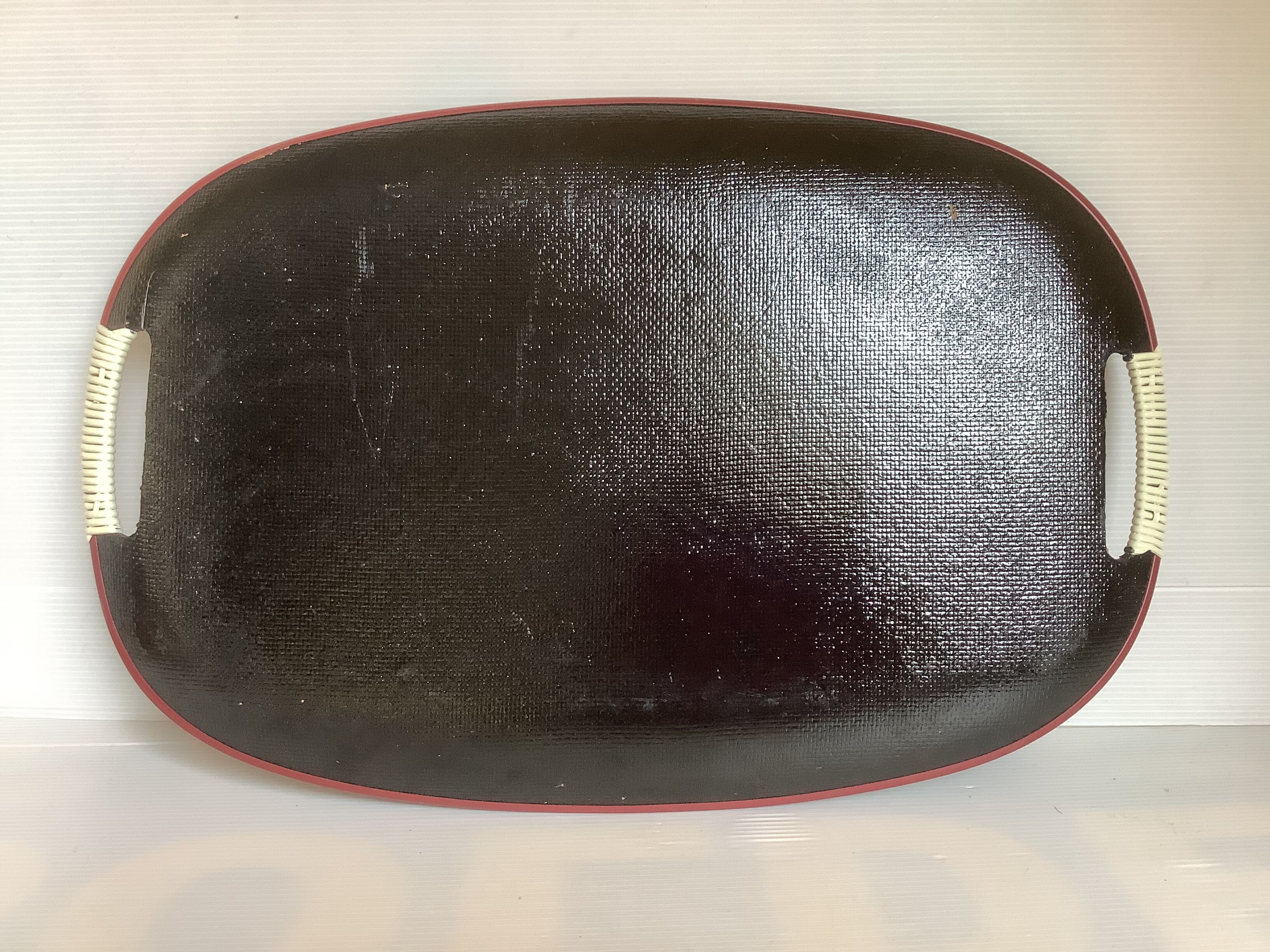 Glitter flower tray handles scoubidou Japan