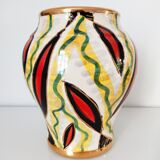 Hubert Bequet vase in earthenware