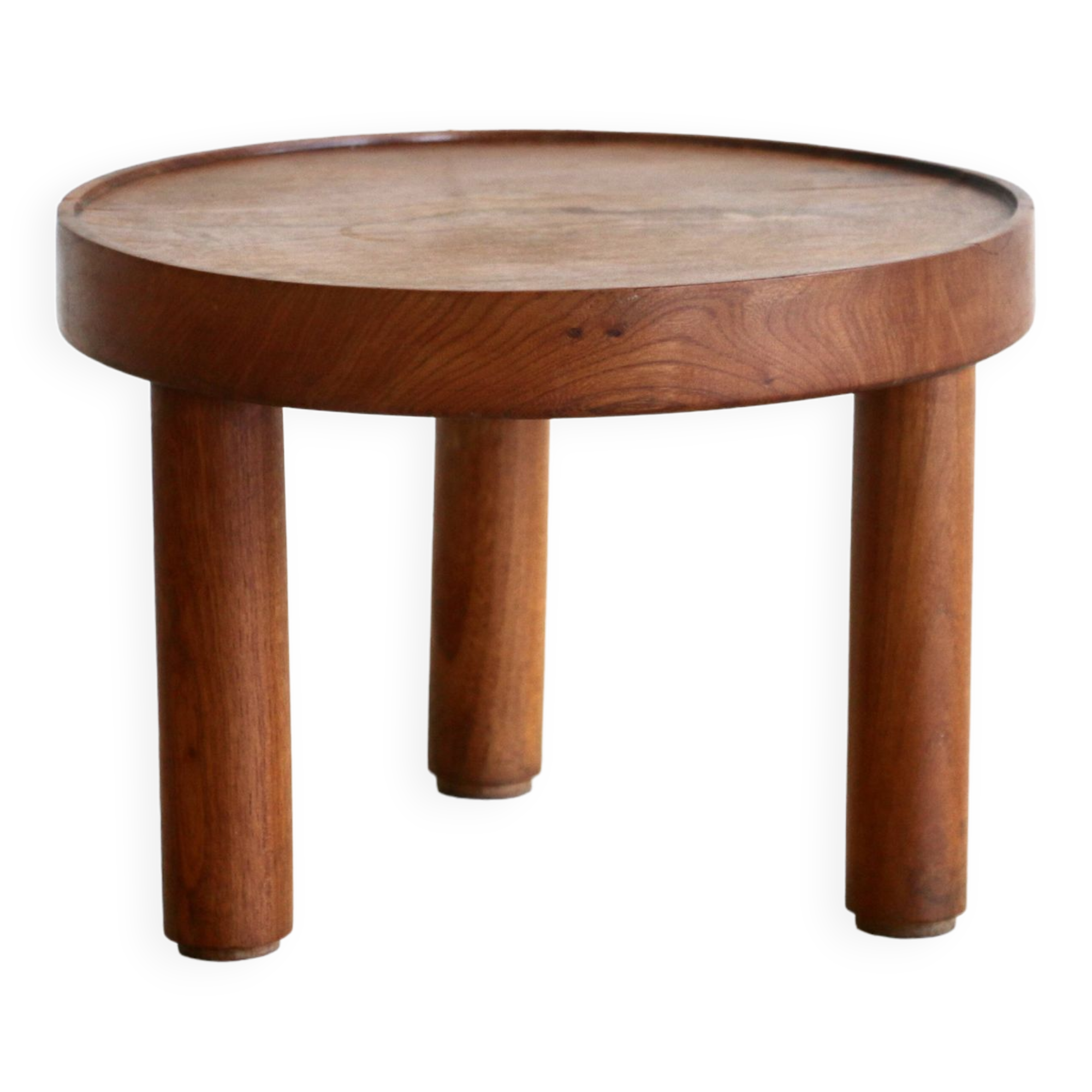 A set of three small round tables. Mado Jolain and René Legrand. France 1956