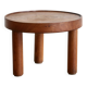 A set of three small round tables. Mado Jolain and René Legrand. France 1956.