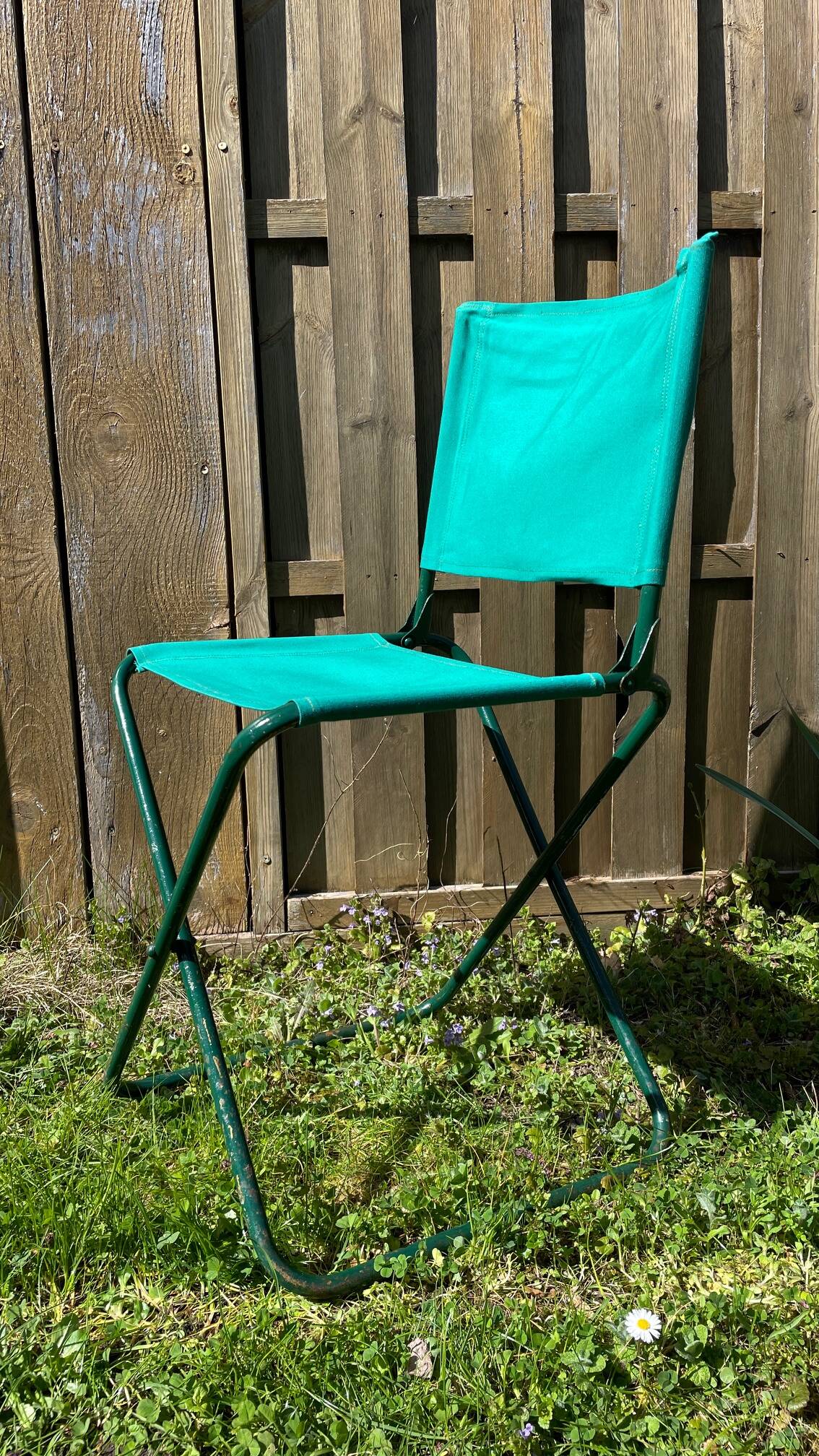 Vintage camping folding chair