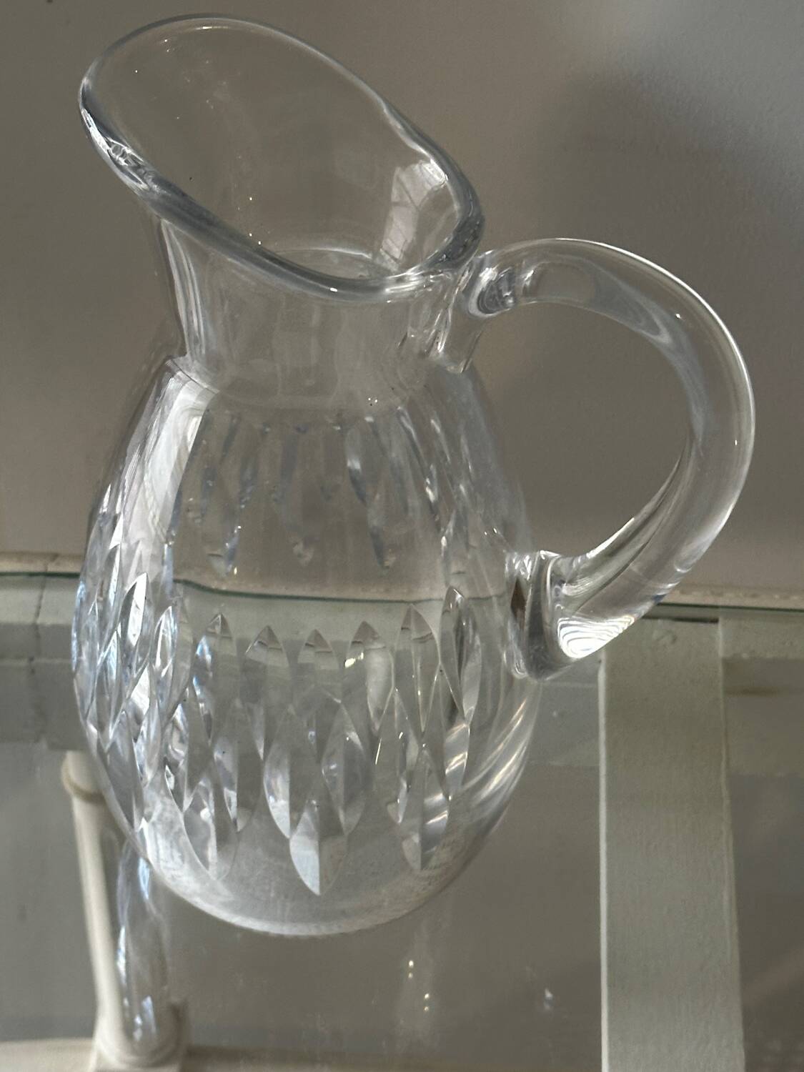 Baccarat Crystal Water Carafe Model Carcassonne Stamped
