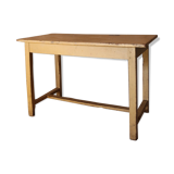 Yellow farmhouse table