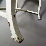 Banc d'enfant en bois peint