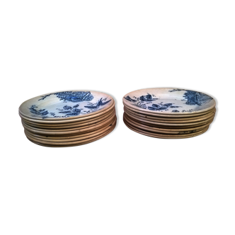 Lot old plates "Boutras"