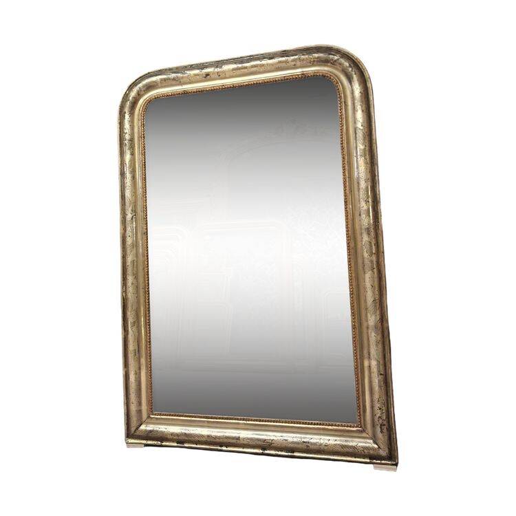 Miroir Louis Philippe argent 95x65