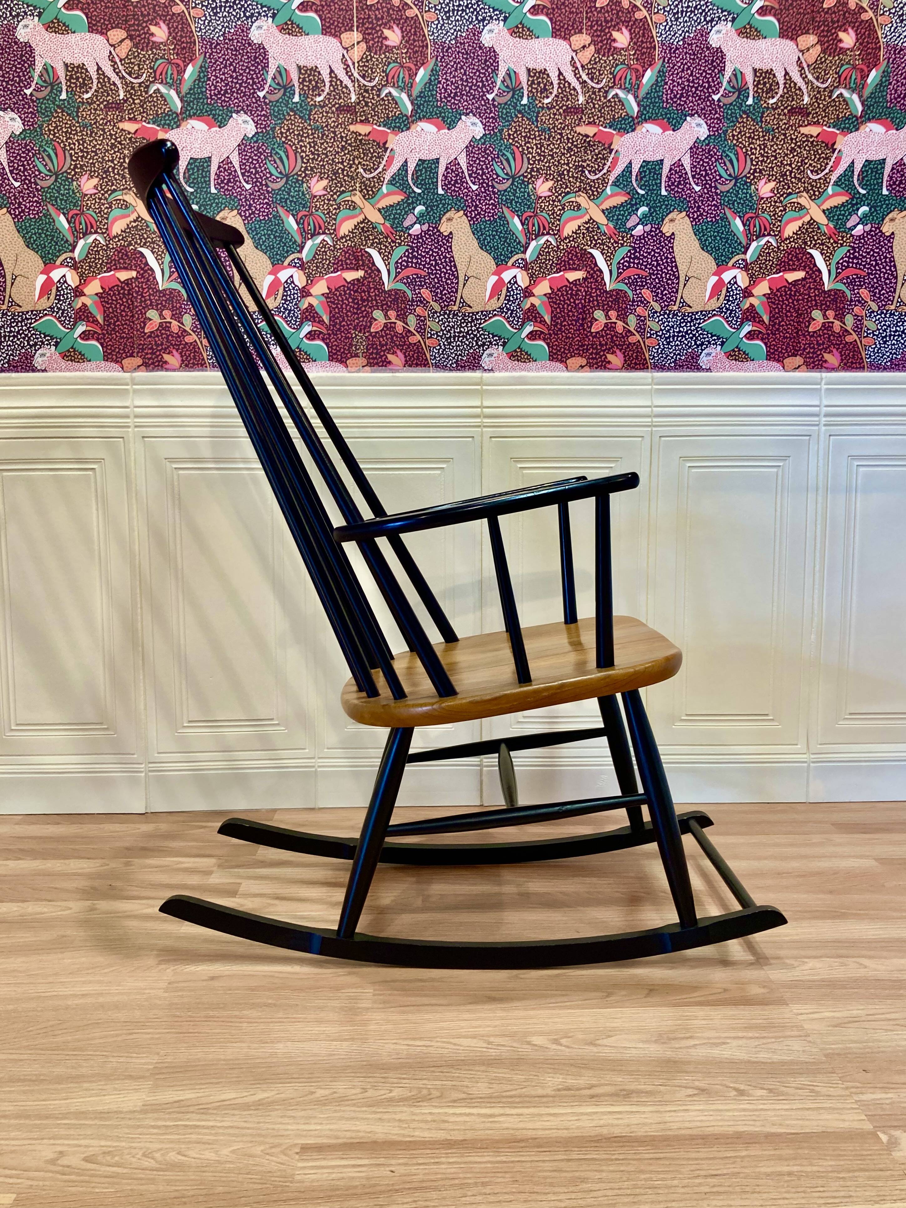 Scandinavian design rocking chair from the 1950s.