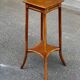 Vintage Art Nouveau shelf in solid wood and bamboo Maugrion Fran