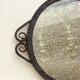 1930 hammered metal mirror