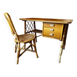 Rattan desk