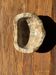 Oval beige petrified wood bowl 24x19 - 3781