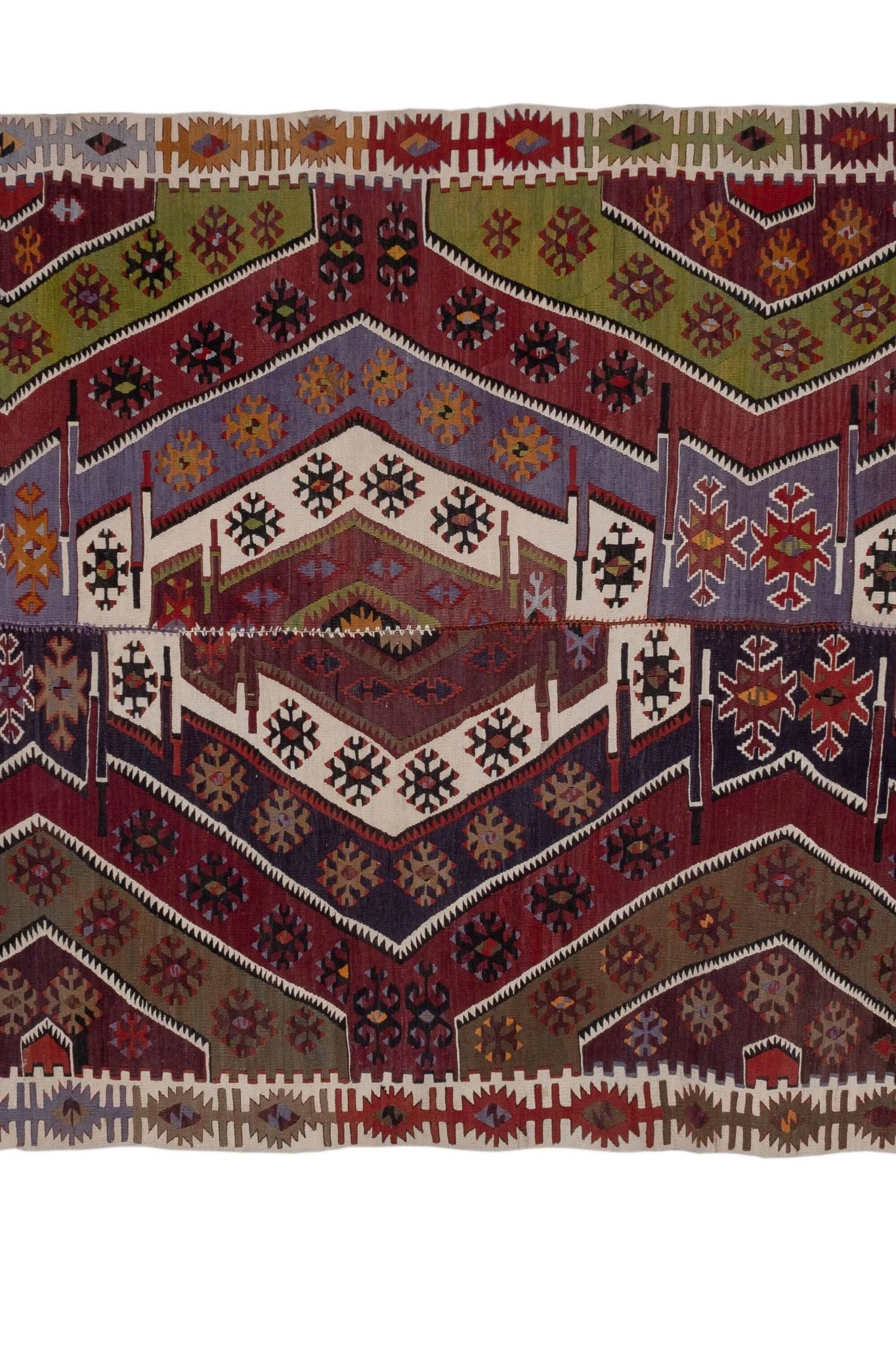 Vintage handmade Anatolian rug 173x403 cm