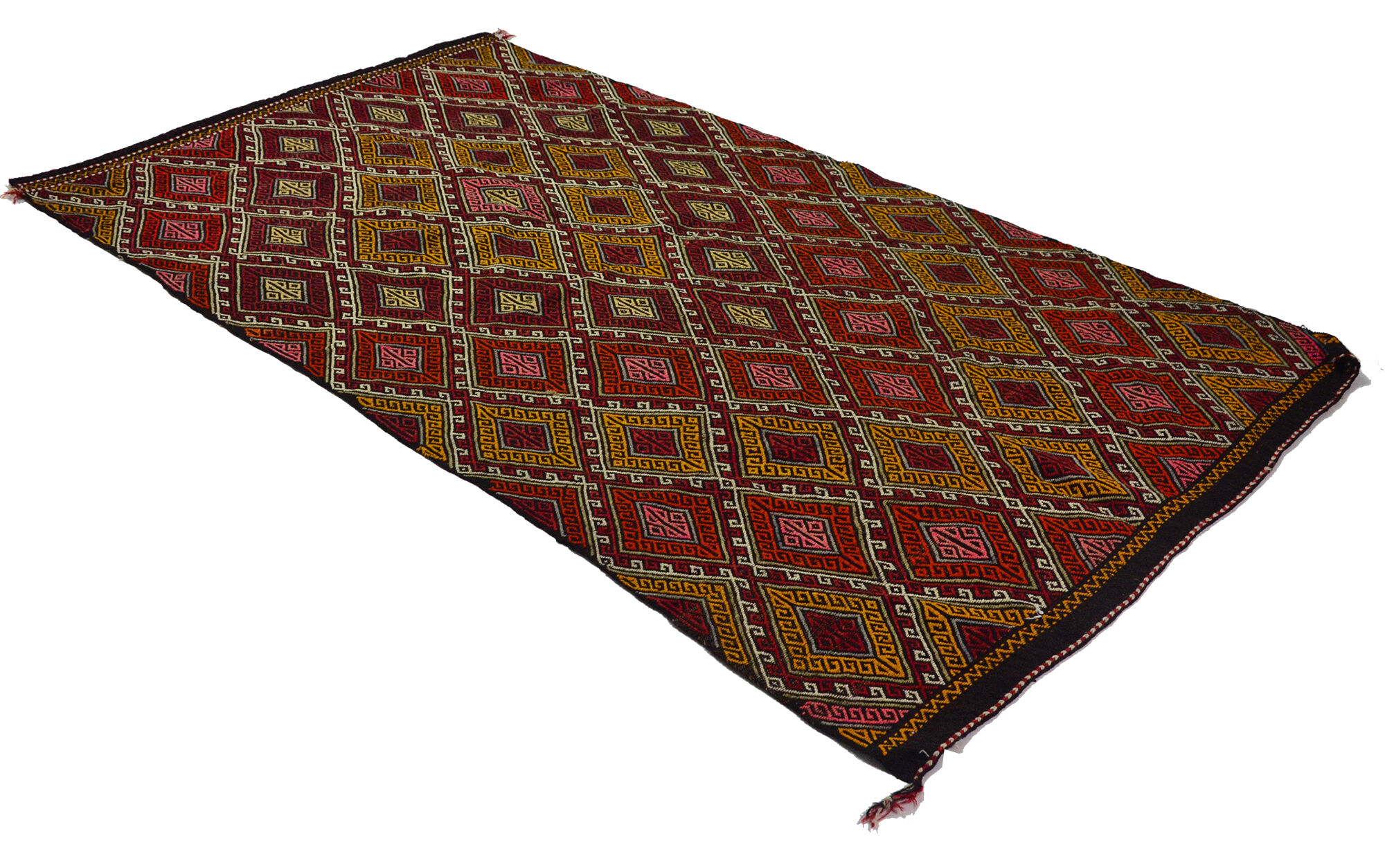 Anatolian handmade kilim rug 303 cm x 171 cm