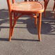 Set de 6 chaises bistrot rouge