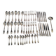 Christofle silver-plated cutlery set, 49 pieces with case.