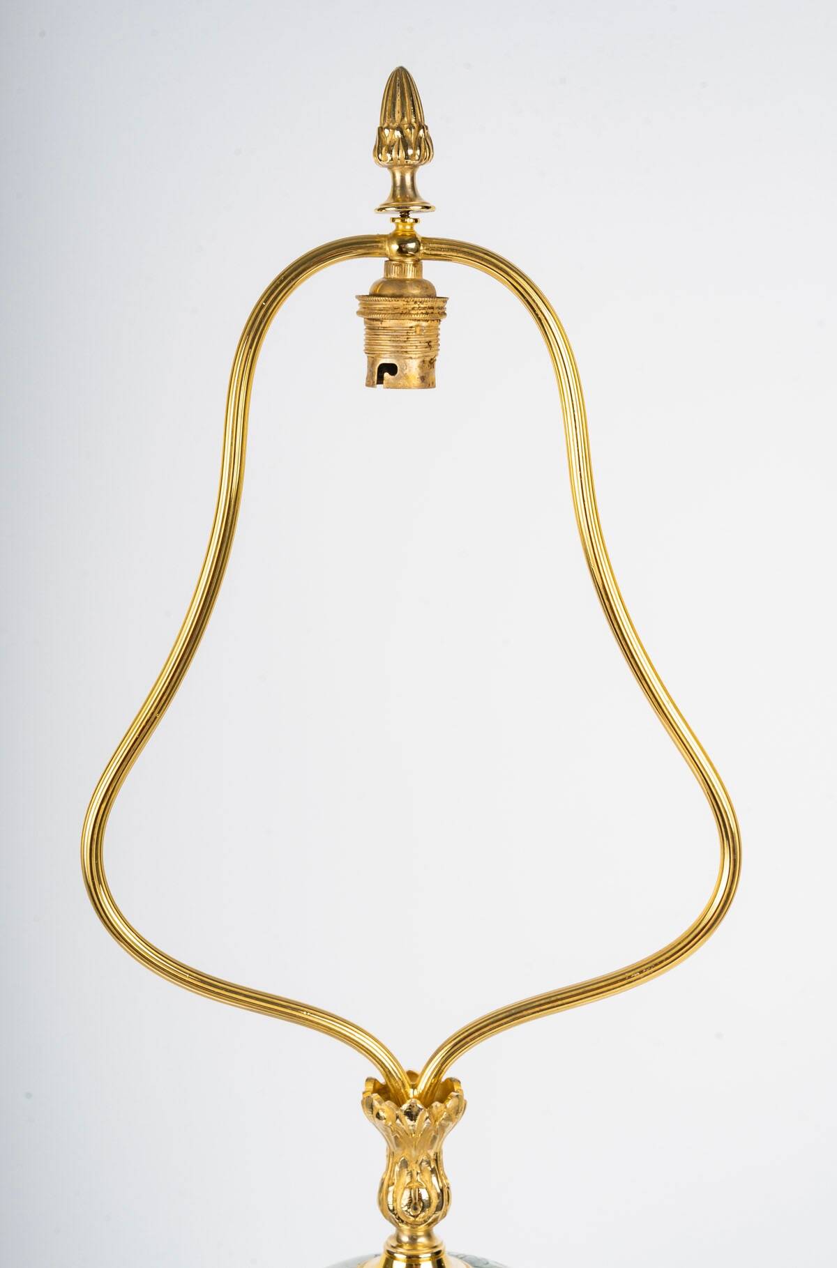 Samson Porcelain Lamp in Chinese Style, 19th Century