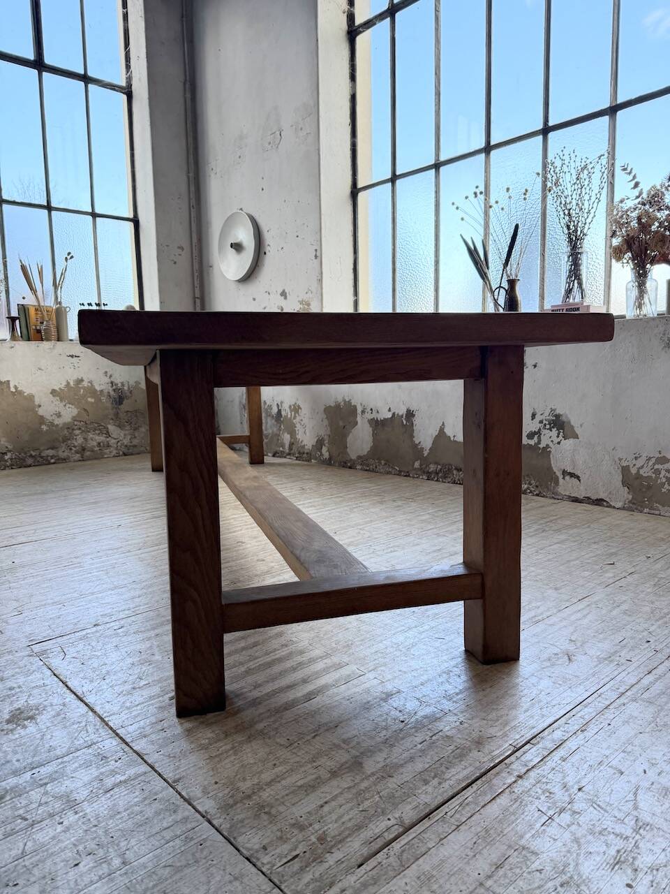 XXL solid oak farmhouse table 3.5m