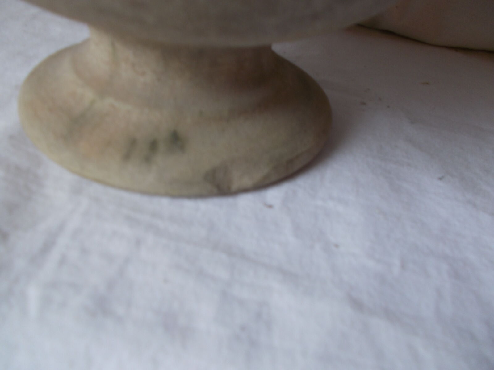 Old grey terracotta jug
